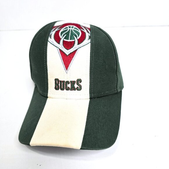 MILWAUKEE BUCKS Hat Cap GREEN Logo NBA Basketball Patch - Picture 1 of 8